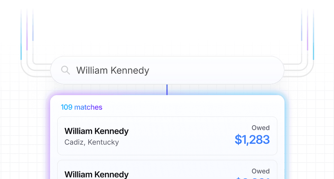 Graphic of search UI